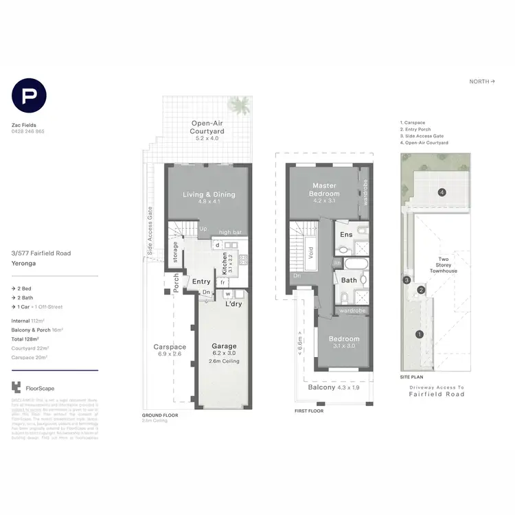Floorplan of Homely townhouse listing, 3/577 Fairfield Road, Yeronga QLD 4104