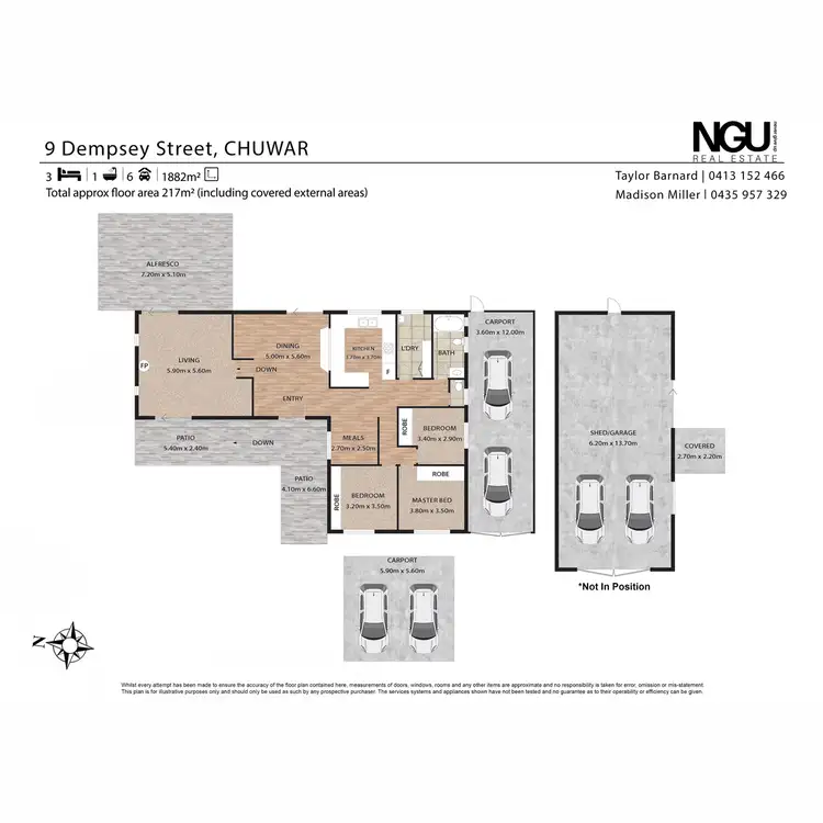 Floorplan of Homely house listing, 9 Dempsey Street, Chuwar QLD 4306