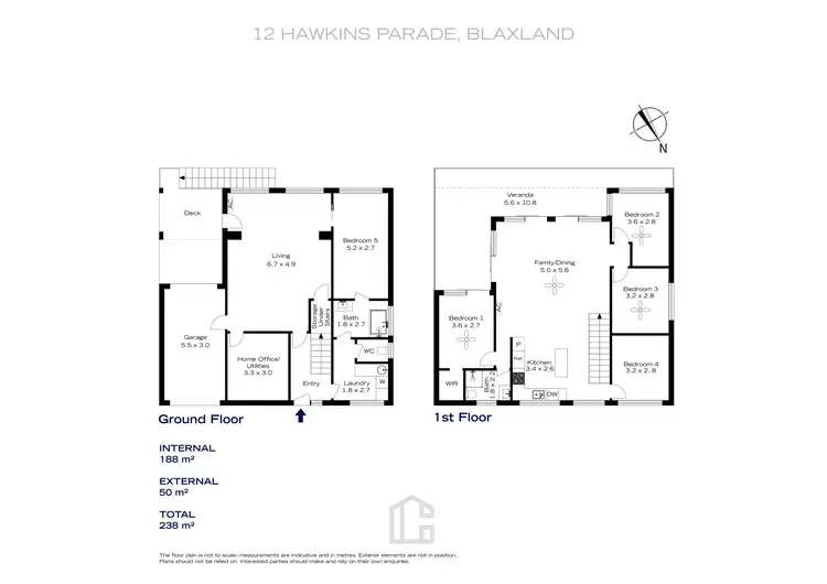 Floorplan of Homely house listing, 12 Hawkins Parade, Blaxland NSW 2774