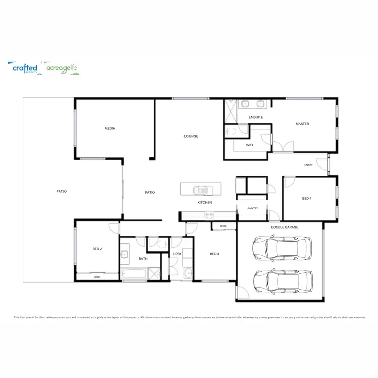 Floorplan of Homely rural property listing, 69 Border Crescent, New Beith QLD 4124