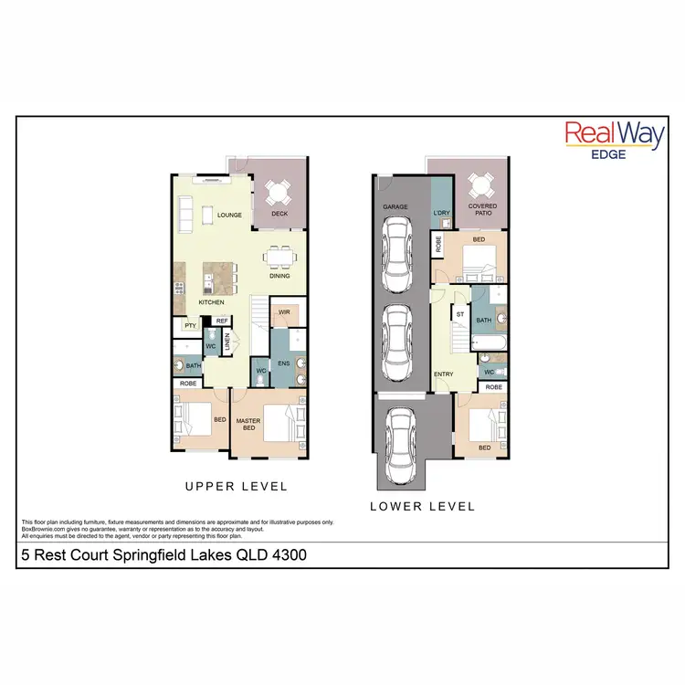 Floorplan of Homely terrace listing, 5 Rest Court, Springfield Lakes QLD 4300