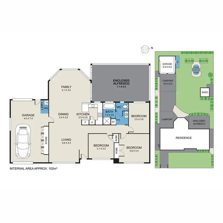 Floorplan of Homely house listing, 19 Kanowna Avenue, Cessnock NSW 2325