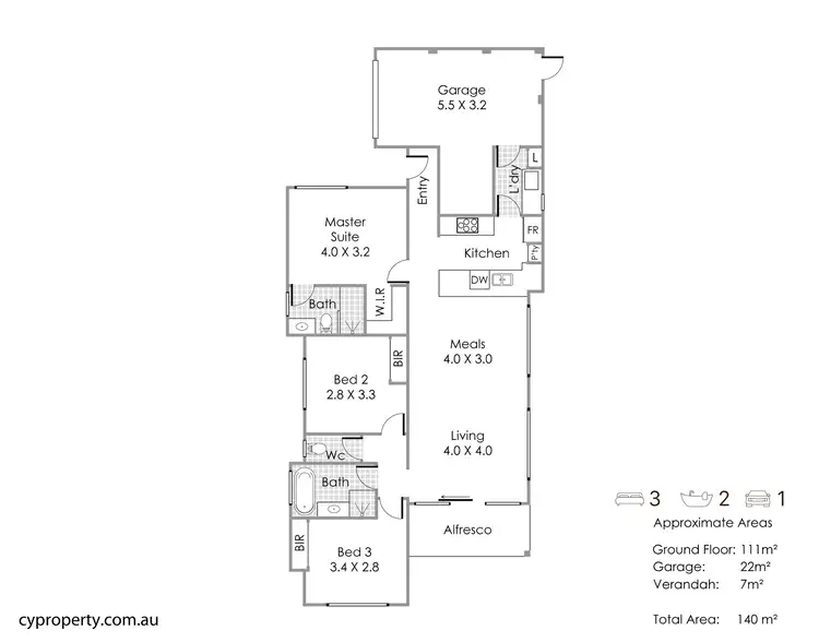 Floorplan of Homely house listing, 5/11 Weston Street, Maddington WA 6109