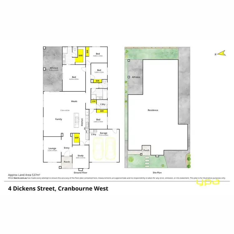 Floorplan of Homely house listing, 4 Dickens Street, Cranbourne West VIC 3977
