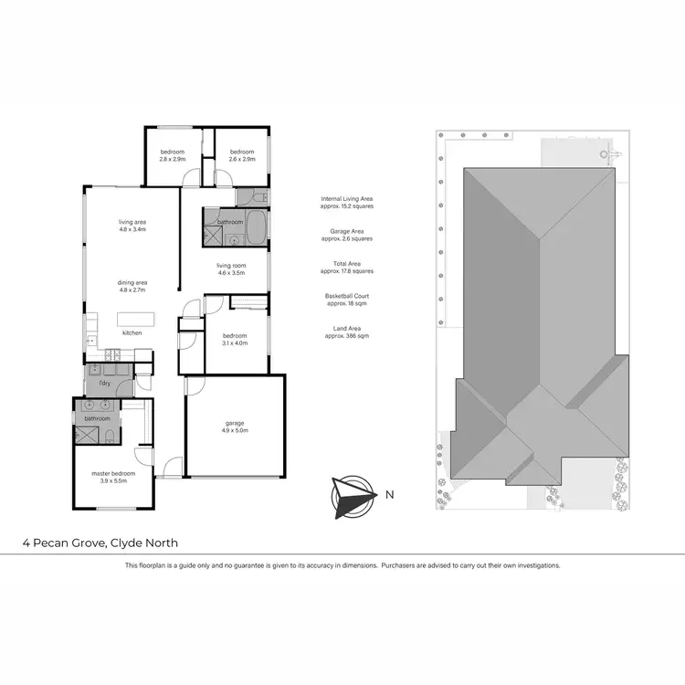 Floorplan of Homely house listing, 4 Pecan Grove, Clyde North VIC 3978