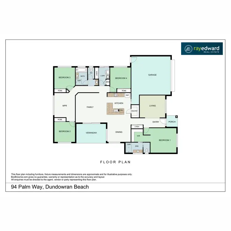 Floorplan of Homely house listing, 94 Palm Way, Dundowran Beach QLD 4655