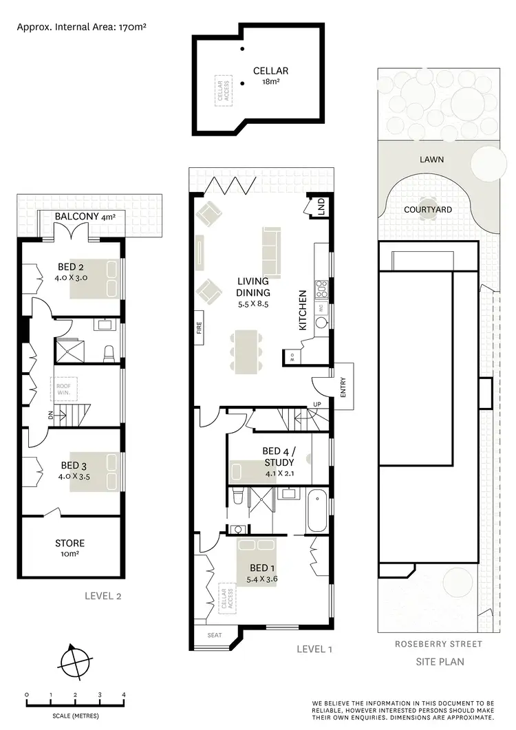Floorplan of Homely house listing, 36 Roseberry Street, Balmain NSW 2041