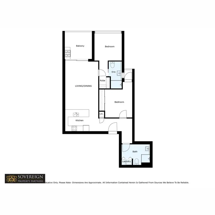 Floorplan of Homely unit listing, 210/616 Main Street, Kangaroo Point QLD 4169