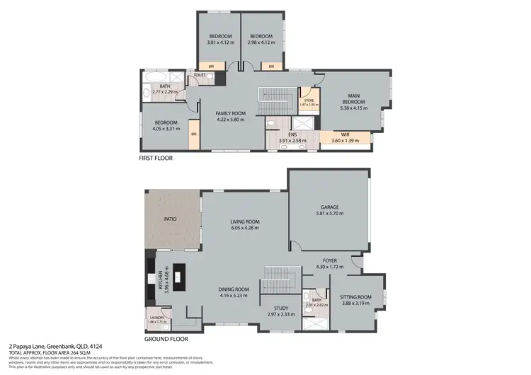 Floorplan of Homely house listing, 2 Papaya Lane, Greenbank QLD 4124