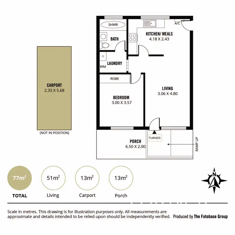 Floorplan of Homely unit listing, 5/49 Kensington Road, Norwood SA 5067