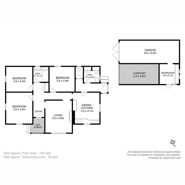 Floorplan of Homely house listing, 32 Constance Avenue, Glenorchy TAS 7010