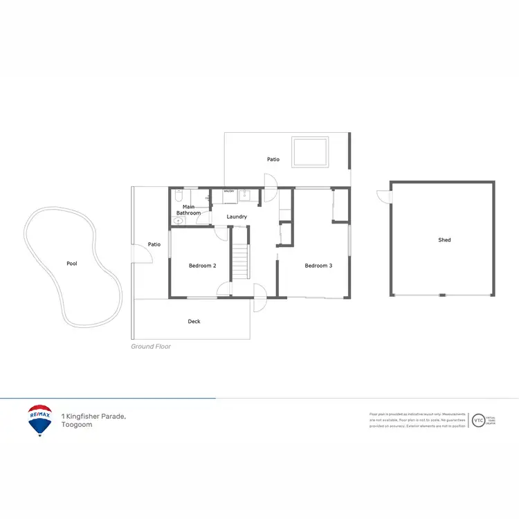Floorplan of Homely house listing, 1 Kingfisher Parade, Toogoom QLD 4655