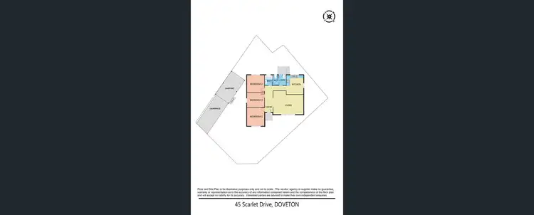 Floorplan of Homely house listing, 45 Scarlet Drive, Doveton VIC 3177