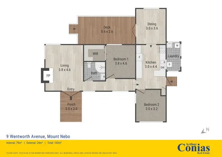 Floorplan of Homely house listing, 9 Wentworth Avenue, Mount Nebo QLD 4520