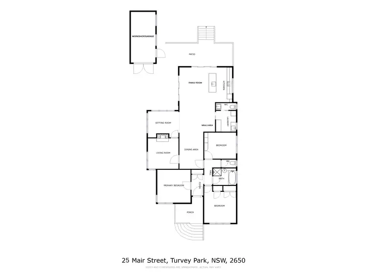 Floorplan of Homely house listing, 25 Mair Street, Turvey Park NSW 2650