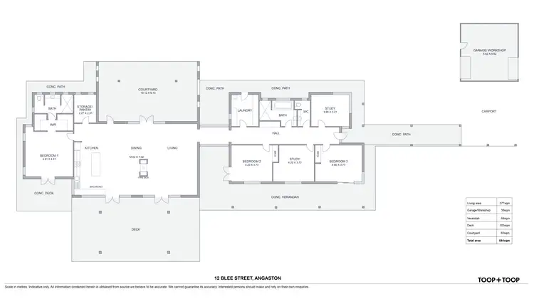 Floorplan of Homely rural property listing, 12 Blee Street, Angaston SA 5353