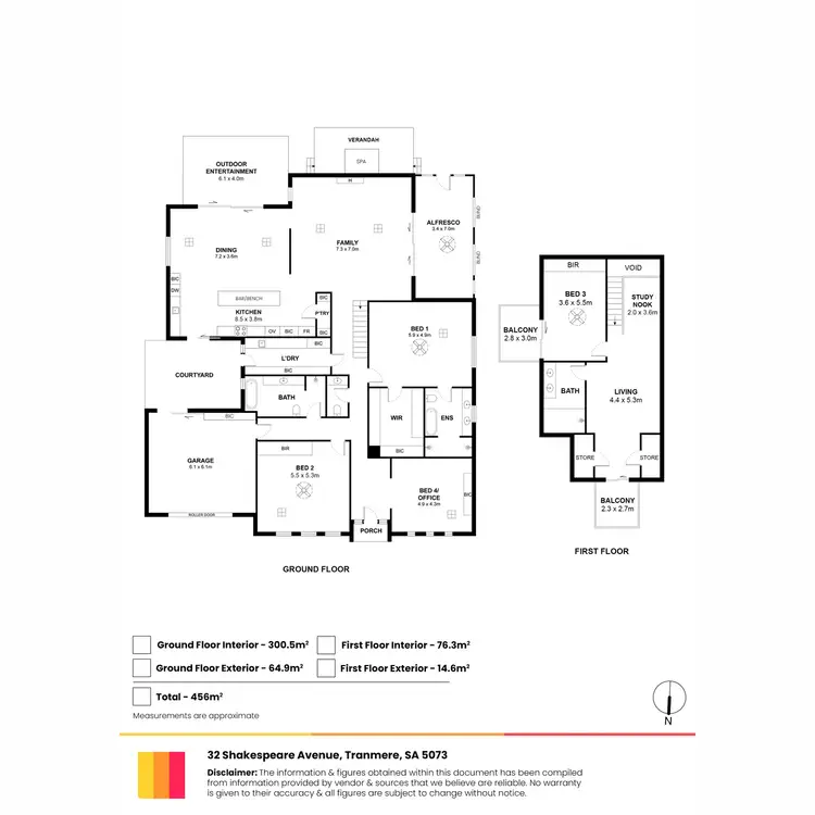 Floorplan of Homely house listing, 32 Shakespeare Avenue, Tranmere SA 5073