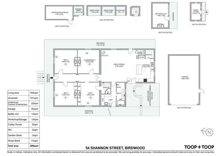 Floorplan of Homely house listing, 54 Shannon Street, Birdwood SA 5234