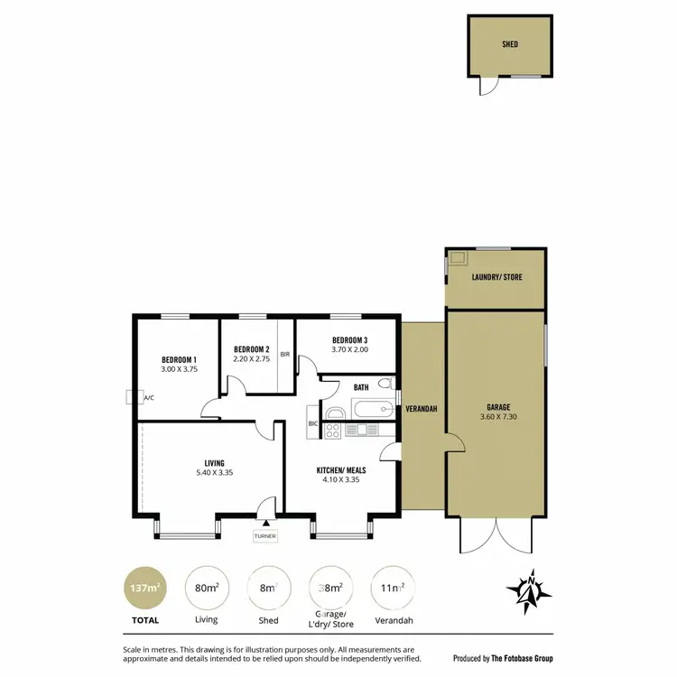 Floorplan of Homely house listing, 2 Cudmore Close, Melrose Park SA 5039