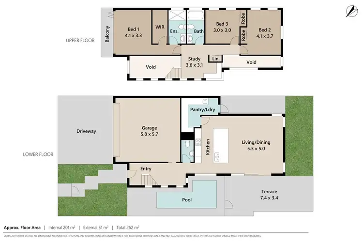 Floorplan of Homely house listing, 21 Oxley Lane, New Farm QLD 4005
