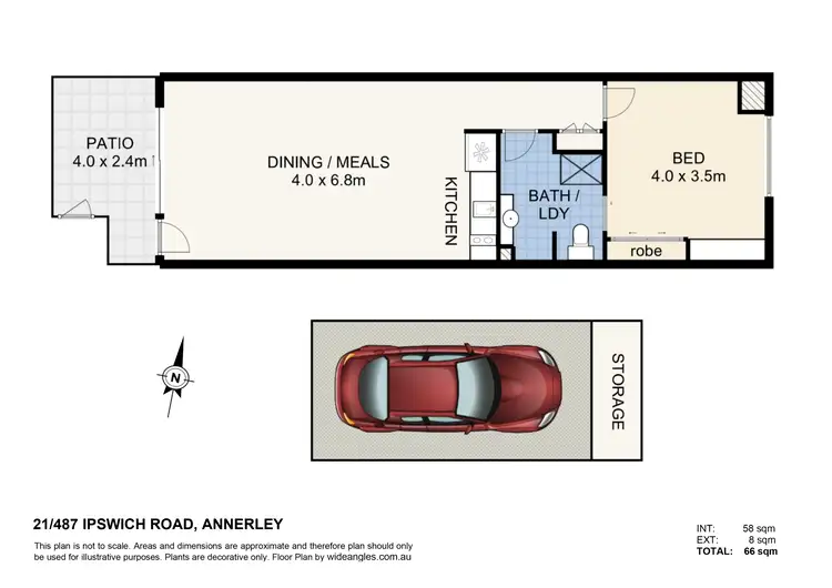 Floorplan of Homely unit listing, 21/487 Ipswich Road, Annerley QLD 4103