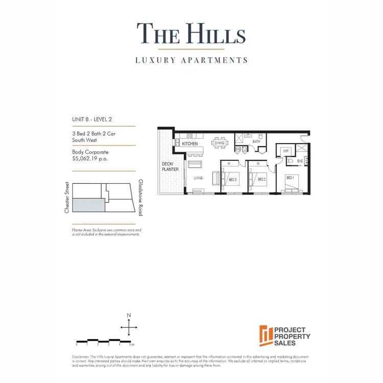 Floorplan of Homely apartment listing, 8/10 Chester Street, Highgate Hill QLD 4101