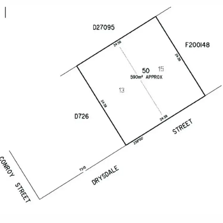 Floorplan of Homely land listing, 11- 13 Drysdale Street, Port Augusta SA 5700