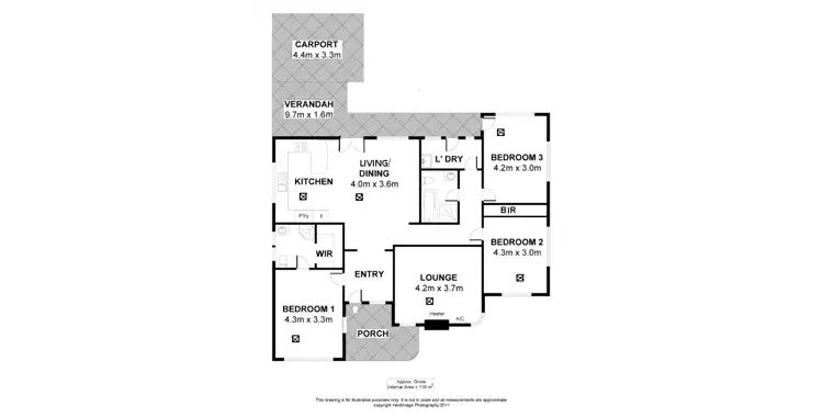 Floorplan of Homely house listing, 145 Tapleys Hill Road, Seaton SA 5023