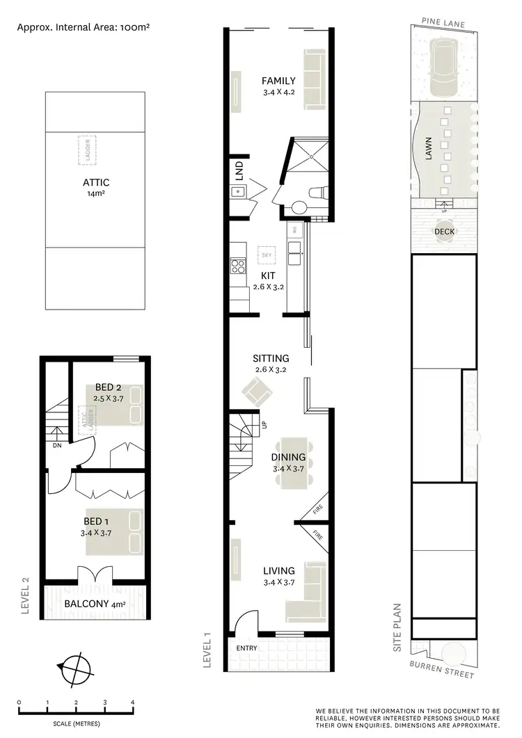 Floorplan of Homely house listing, 101 Burren Street, Newtown NSW 2042
