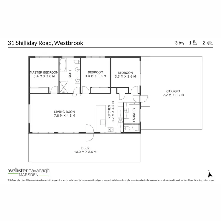 Floorplan of Homely rural property listing, 31 Shilliday Road, Westbrook QLD 4350