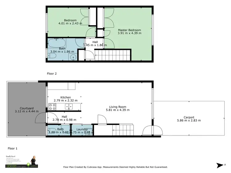 Floorplan of Homely unit listing, 12/76 ANN Street, South Gladstone QLD 4680