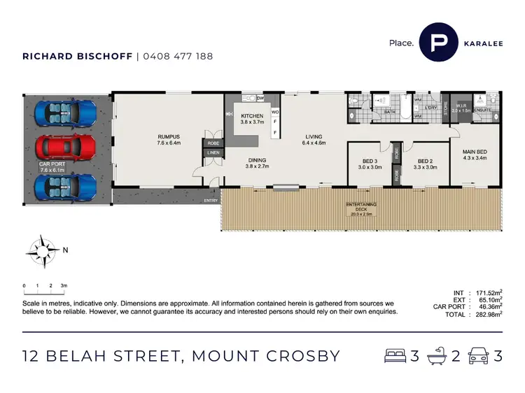 Floorplan of Homely house listing, 12 Belah Street, Mount Crosby QLD 4306