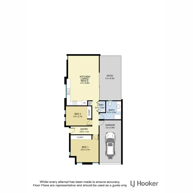 Floorplan of Homely townhouse listing, 45 Jenolan Lane, Fitzgibbon QLD 4018