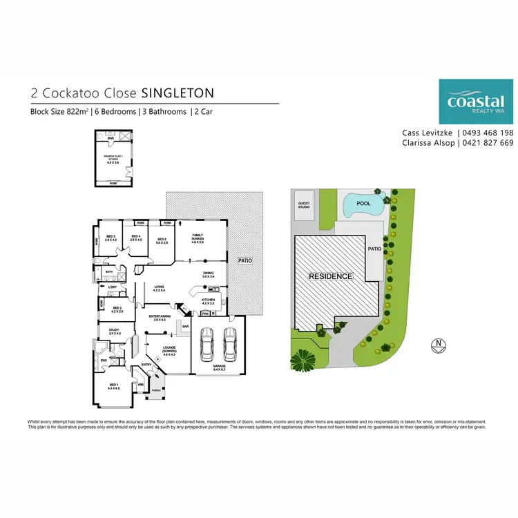 Floorplan of Homely house listing, 2 Cockatoo Close, Singleton WA 6175