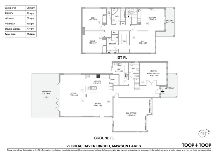Floorplan of Homely house listing, 29 Shoalhaven Circuit, Mawson Lakes SA 5095
