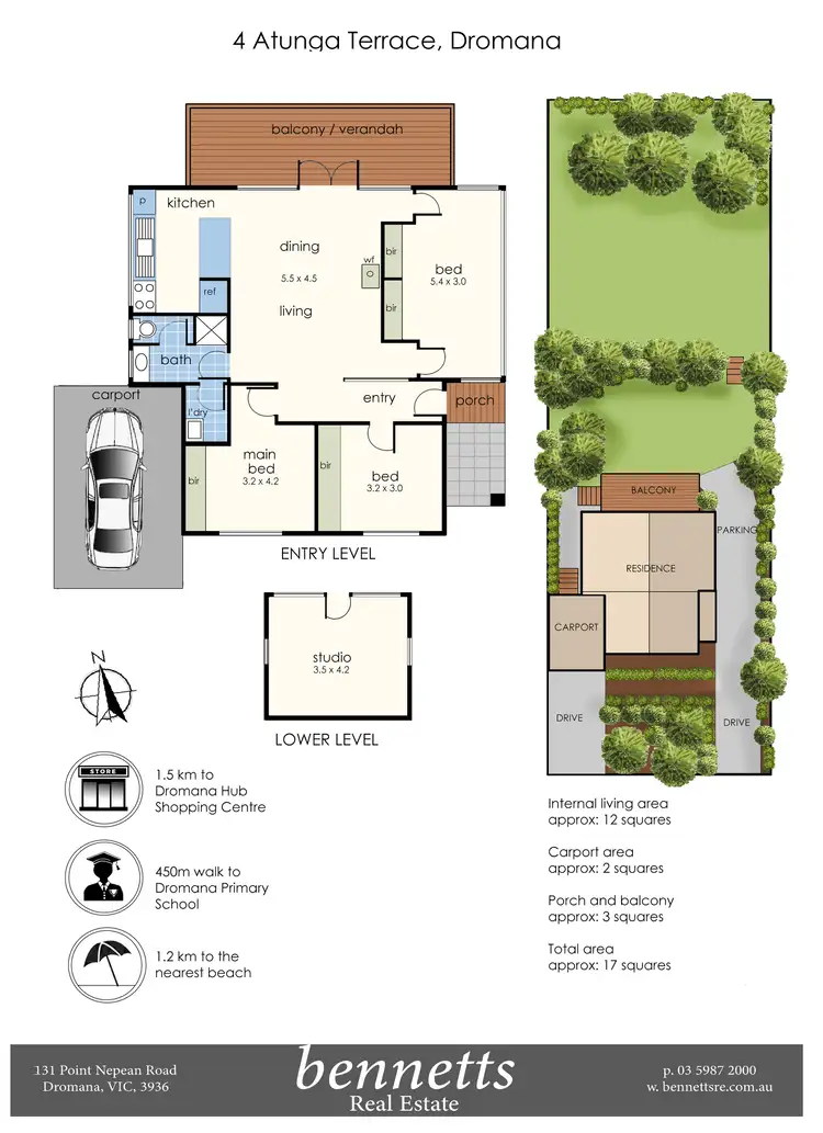 Floorplan of Homely house listing, 4 Atunga Terrace, Dromana VIC 3936