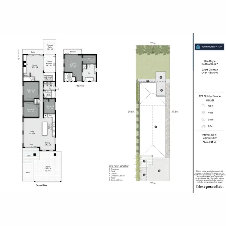 Floorplan of Homely house listing, 121 Nobby Parade, Miami QLD 4220