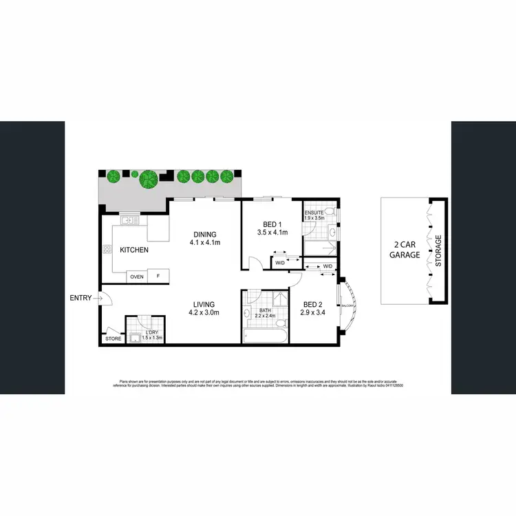 Floorplan of Homely apartment listing, 11/94-98 Ramsgate Avenue, Bondi Beach NSW 2026