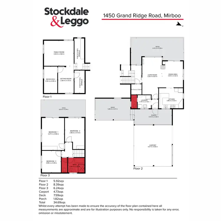 Floorplan of Homely house listing, 1450 Grand Ridge Road, Boolarra South VIC 3870