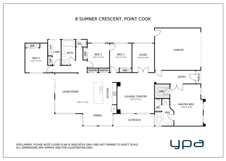 Floorplan of Homely house listing, 8 Sumner Crescent, Point Cook VIC 3030