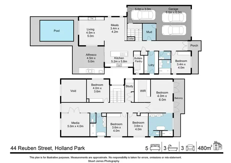 Floorplan of Homely house listing, 44 Reuben Street, Holland Park QLD 4121