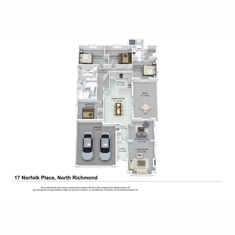 Floorplan of Homely house listing, 17 Norfolk Place, North Richmond NSW 2754