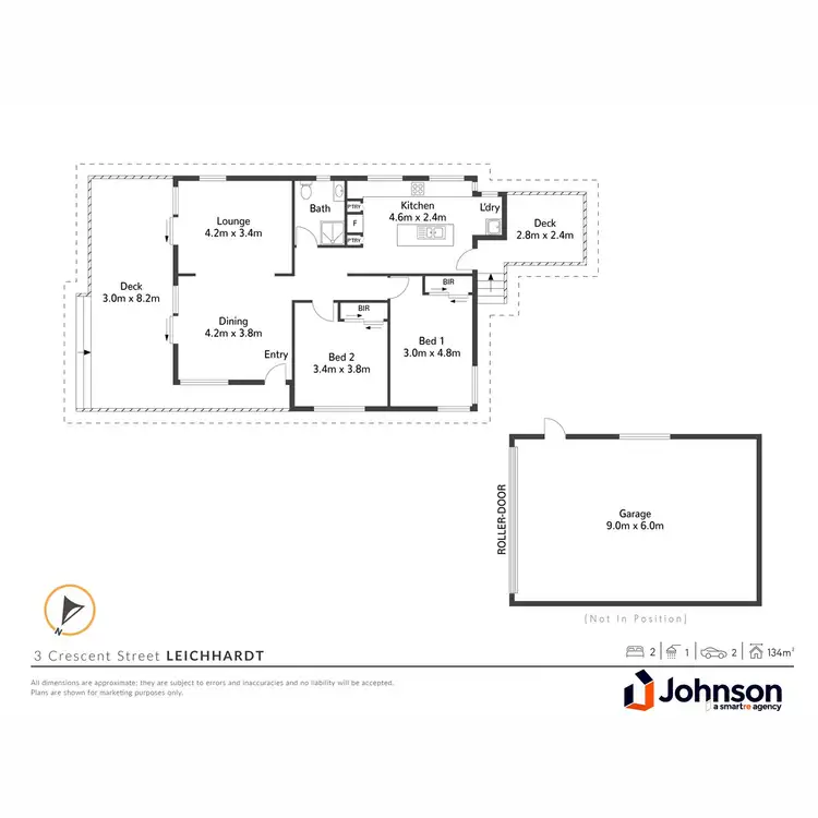 Floorplan of Homely house listing, 3 Crescent Street, Leichhardt QLD 4305