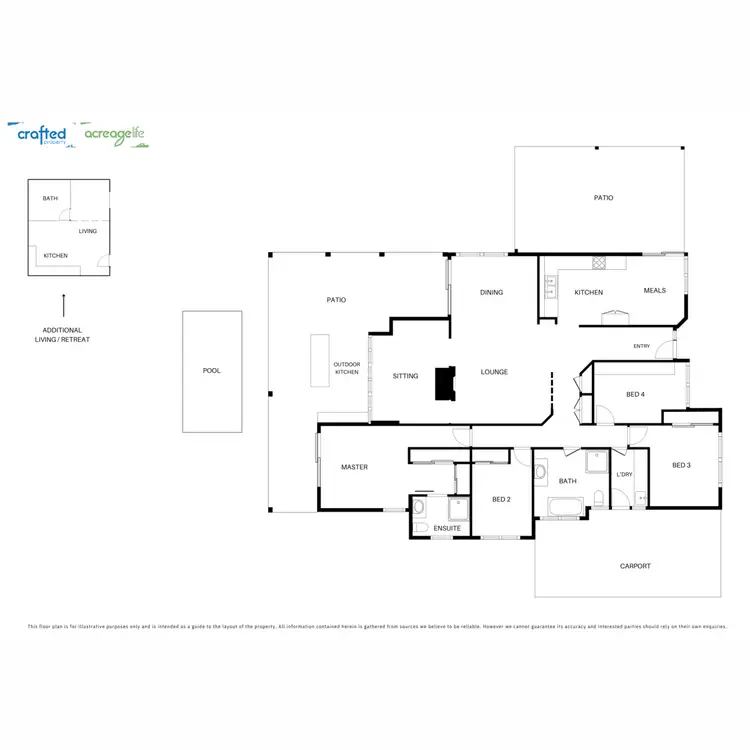 Floorplan of Homely rural property listing, 71 Scribner Avenue, Forestdale QLD 4118
