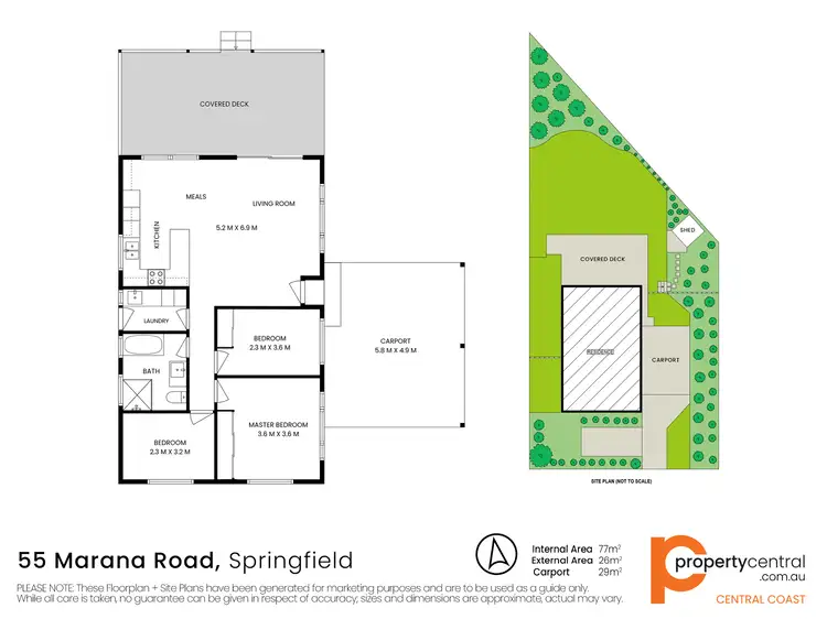 Floorplan of Homely house listing, 55 Marana Road, Springfield NSW 2250