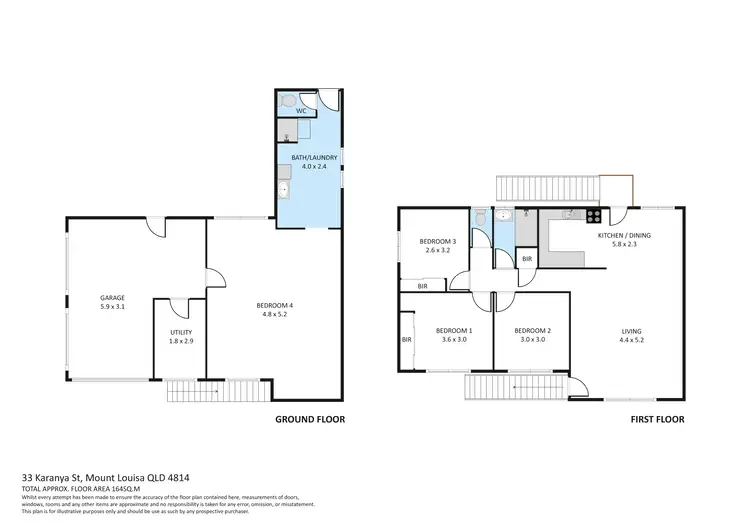 Floorplan of Homely house listing, 33 Karanya Street, Mount Louisa QLD 4814