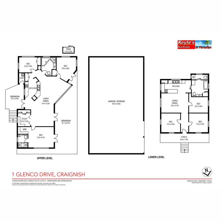Floorplan of Homely house listing, 1 Glenco Drive, Craignish QLD 4655