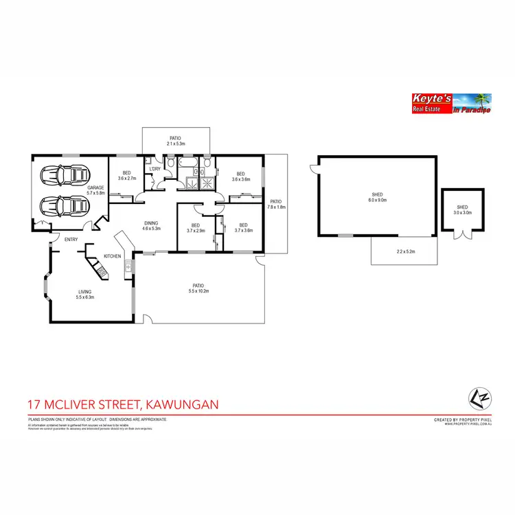 Floorplan of Homely house listing, 17 Mcliver Street, Kawungan QLD 4655