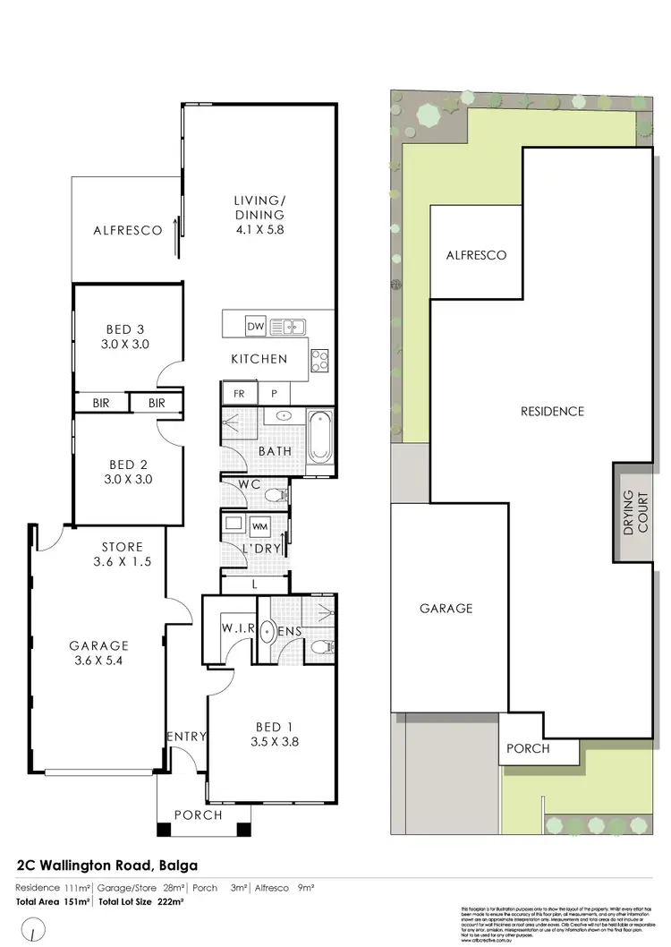Floorplan of Homely house listing, 2C Wallington Road, Balga WA 6061