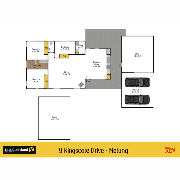 Floorplan of Homely house listing, 9 Kingscote Drive, Metung VIC 3904